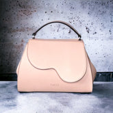 CHARLIZE Midi Blush Beige táska, bézs - THEO Budapest Webshop - Prémium minőségű, egyedi tervezésű bőrtáskák és kiegészítők