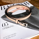 THEO Belt Blush Beige deréköv, bézs - THEO Budapest Webshop - Prémium minőségű, egyedi tervezésű bőrtáskák és kiegészítők
