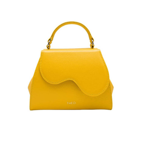 CHARLIZE Mini Lemon táska, sárga - THEO Budapest Webshop -  Prémium minőségű, egyedi tervezésű bőrtáskák és kiegészítők