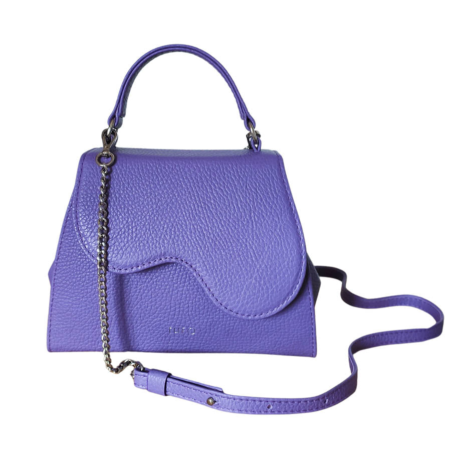 CHARLIZE Mini Lavender táska, levendula lila - THEO Budapest Webshop -  Prémium minőségű, egyedi tervezésű bőrtáskák és kiegészítők