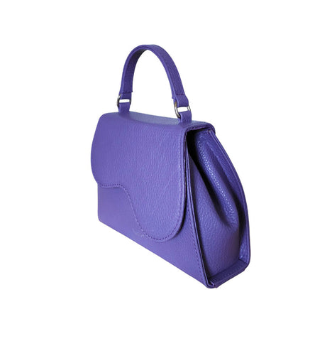 CHARLIZE Mini Lavender táska, levendula lila - THEO Budapest Webshop -  Prémium minőségű, egyedi tervezésű bőrtáskák és kiegészítők