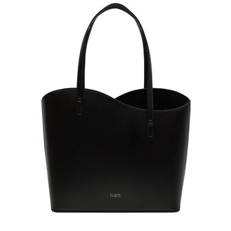 HANNAH Shopper Black táska, fekete - THEO Budapest Webshop -  Prémium minőségű, egyedi tervezésű bőrtáskák és kiegészítők